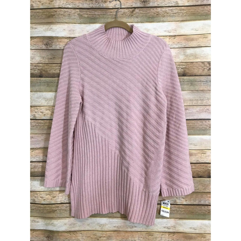 Charter Club Ballet Ribbon Mock Neck Sweater NWT